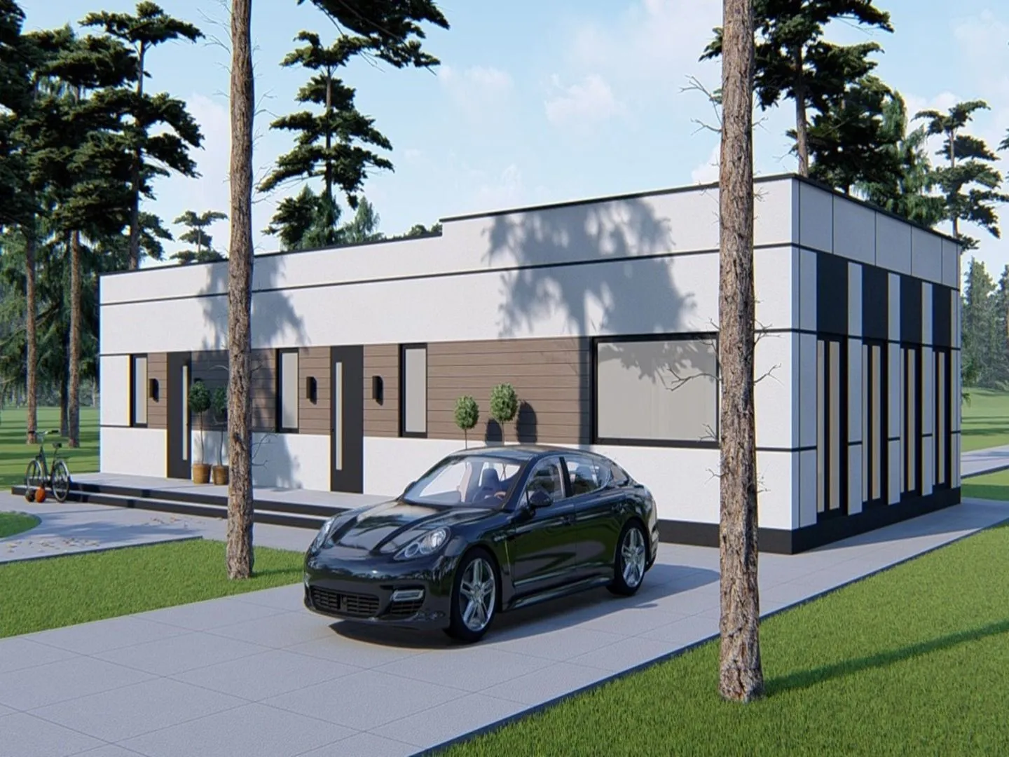 Дом из сборного железобетона FP-4 