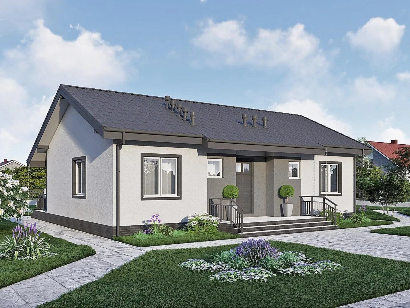 Одноэтажный дом 