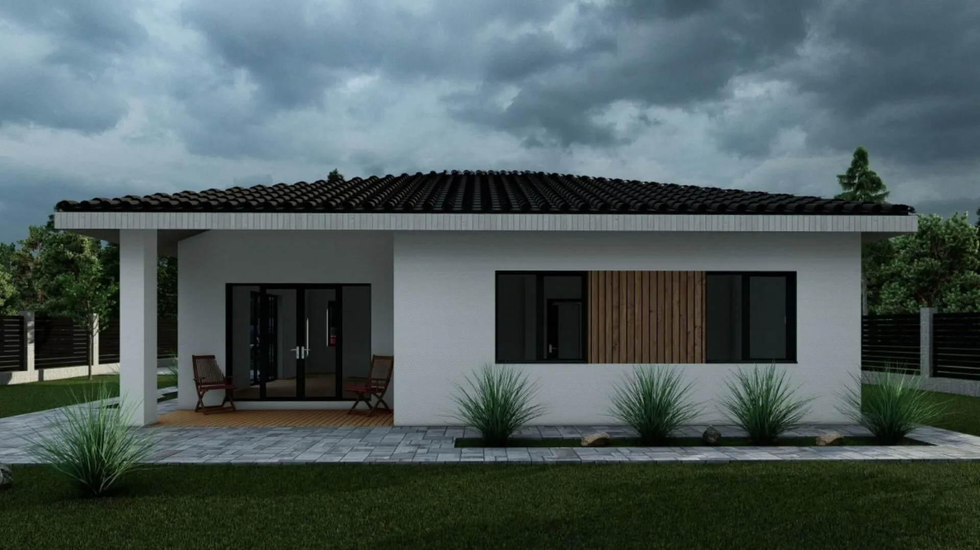 Одноэтажное шале: Проект 