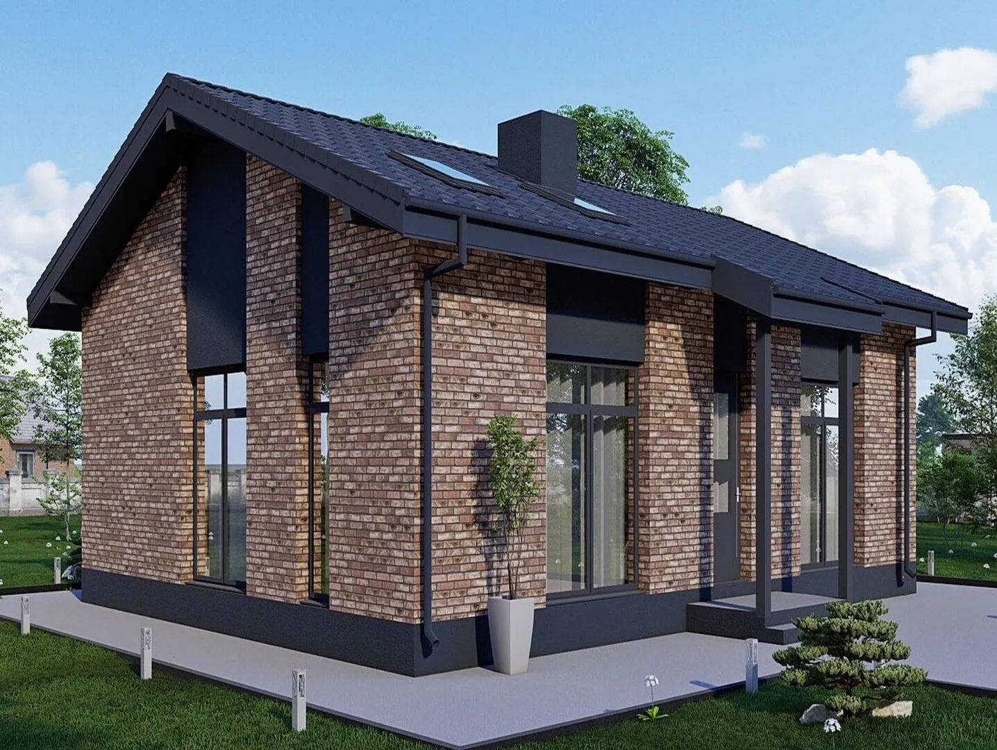 Одноэтажный дом 