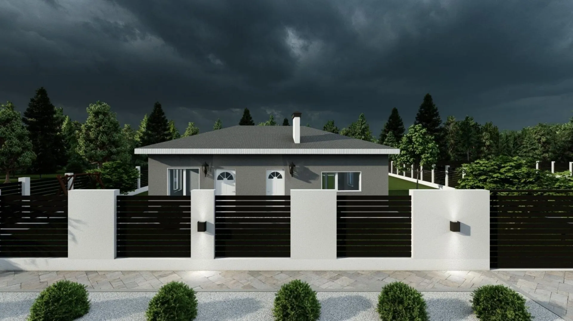 Одноэтажный дом: Проект 