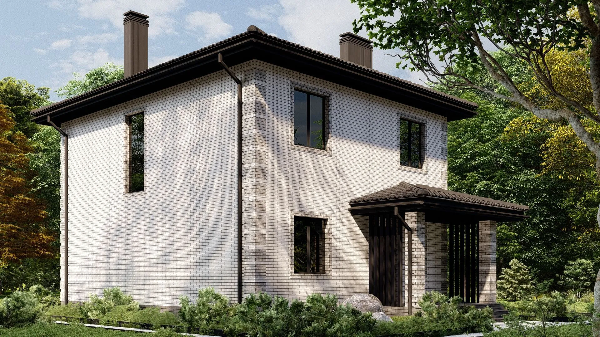 Мансардный дом Ю-130