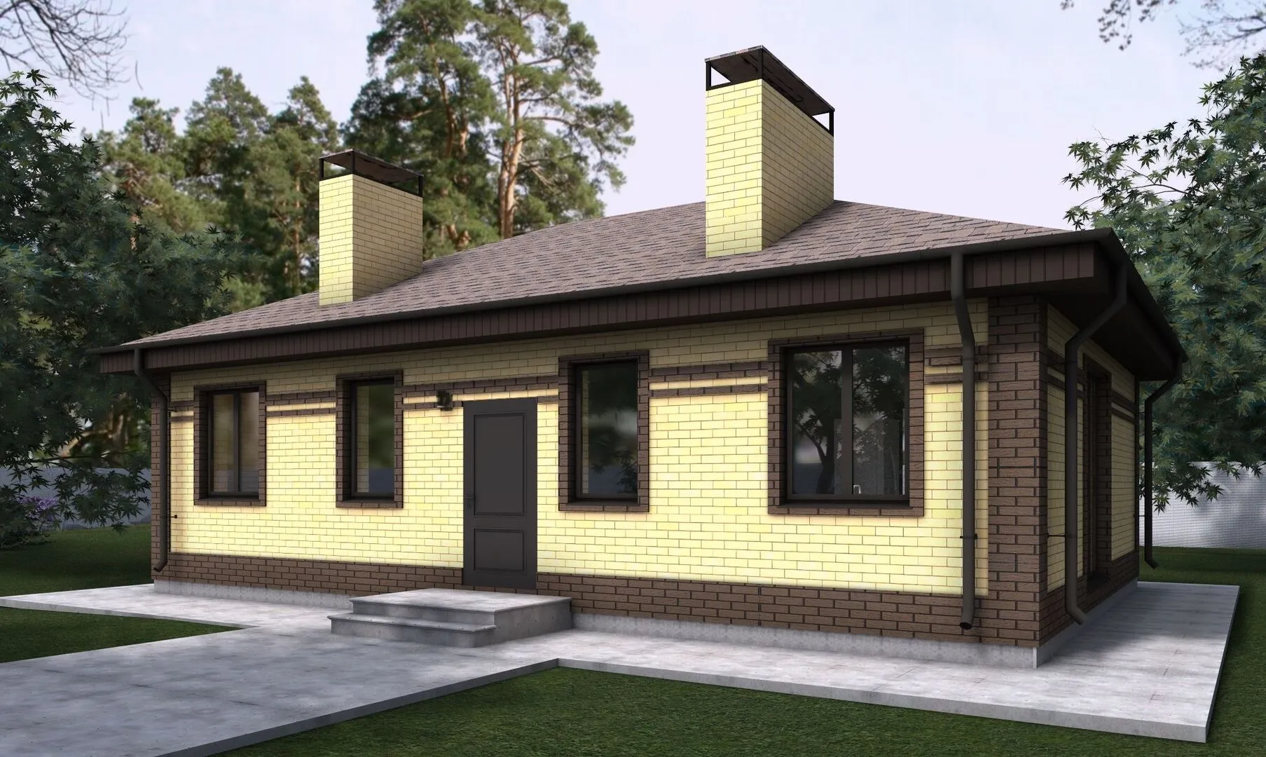 Дом 70кв (3 комнаты)