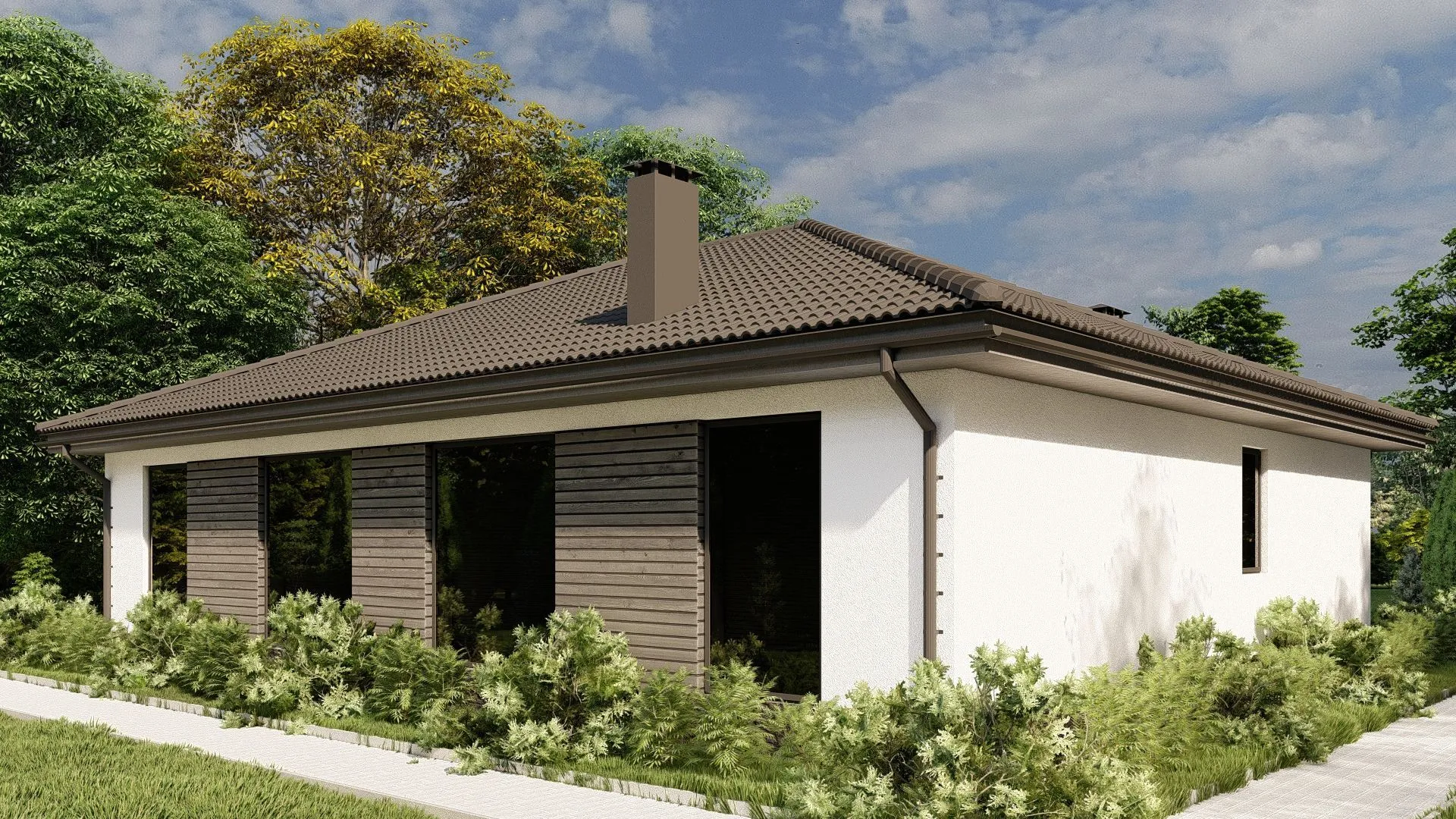 Одноэтажный дом Л-150