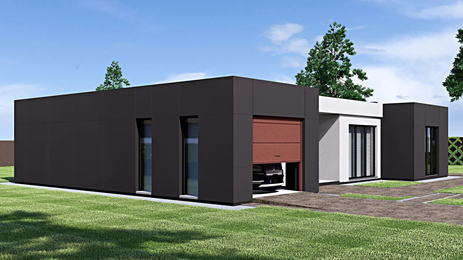 Одноэтажный дом F-1079