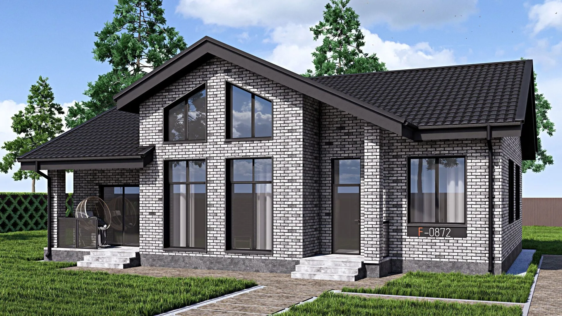 Одноэтажный дом Fixplans - 0872i