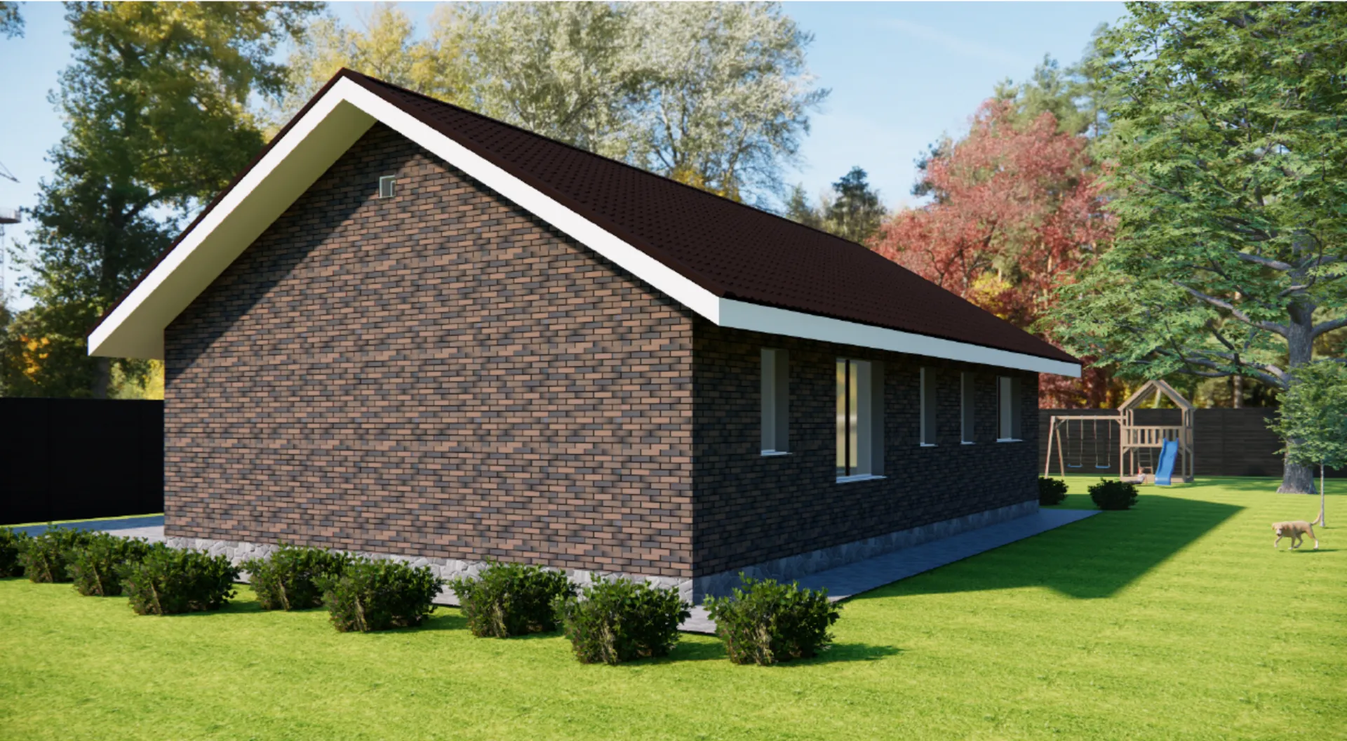 Одноэтажный дом ПГ - 2