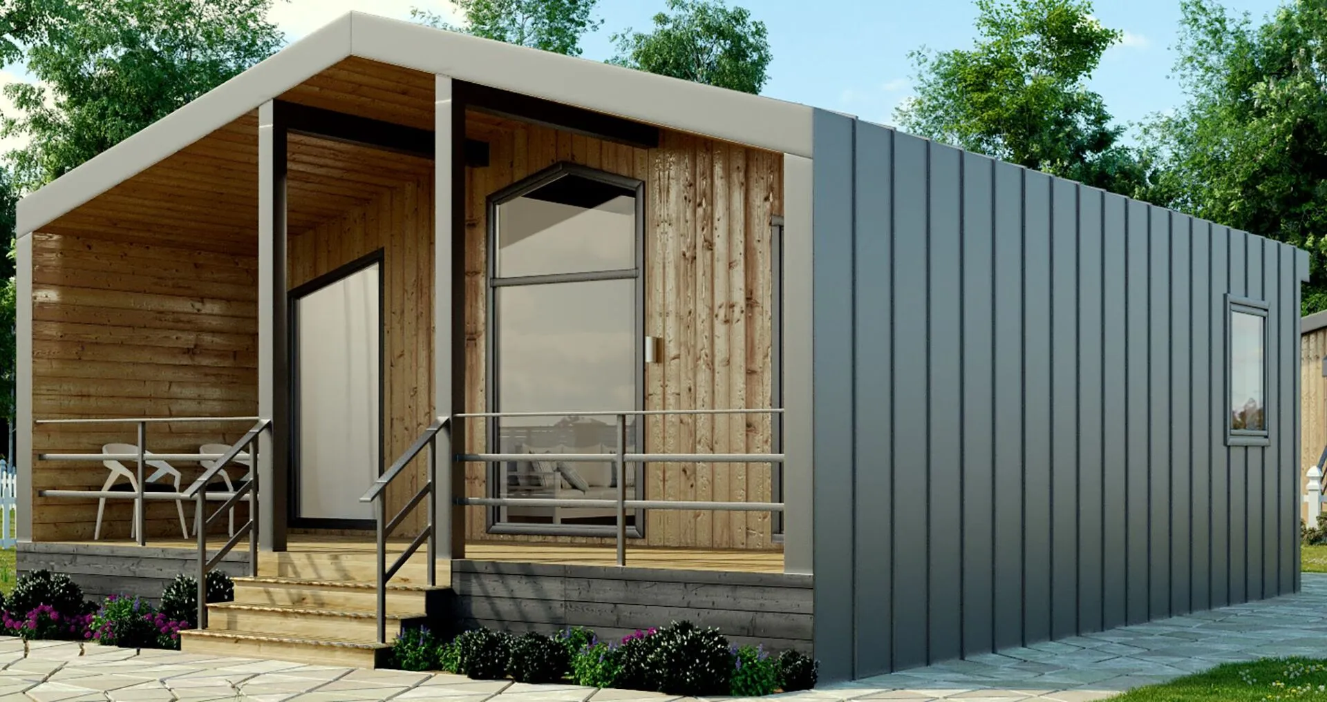 Барнхаус 65 с сауной