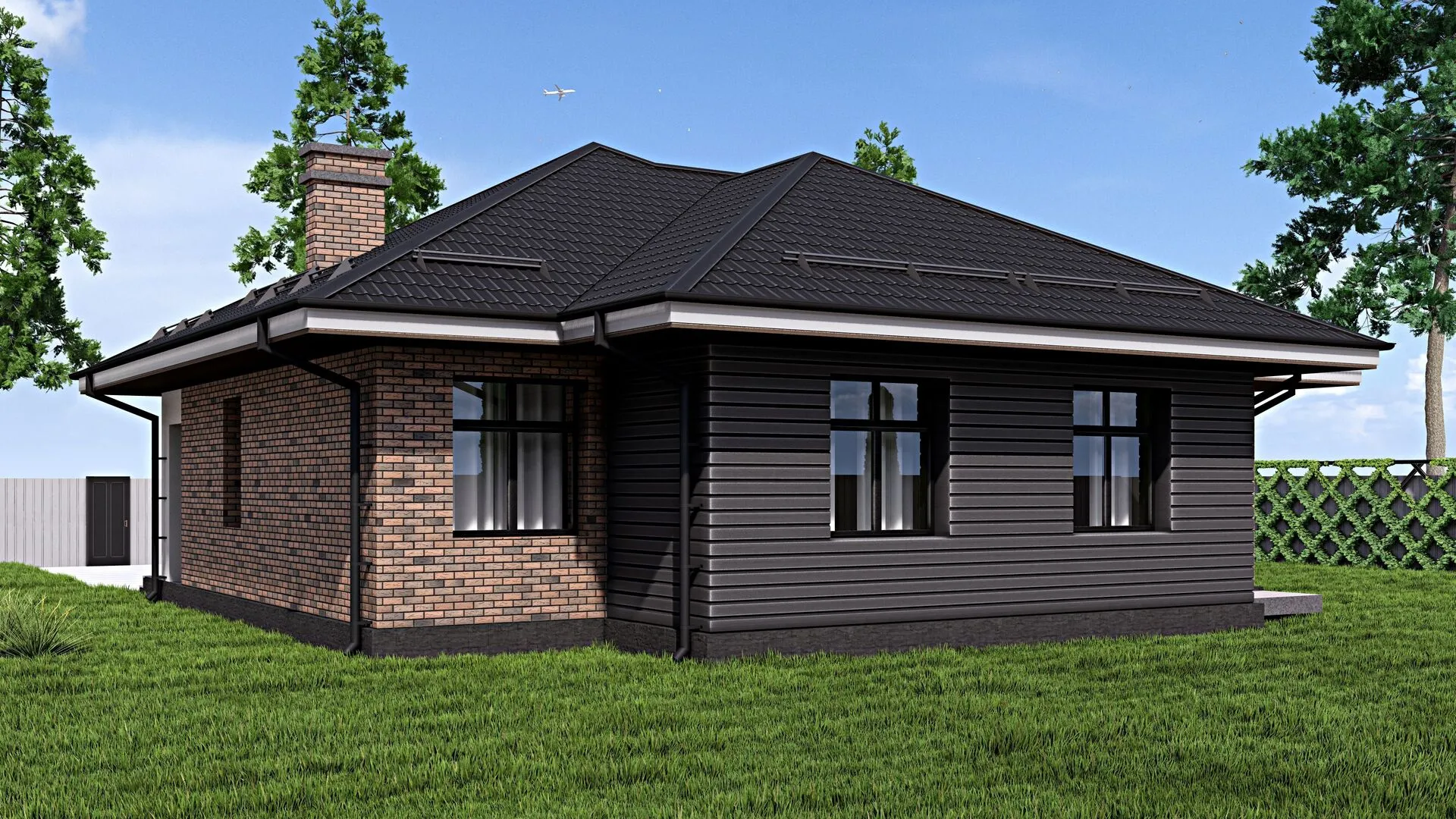 Одноэтажный дом Fixplans-0125