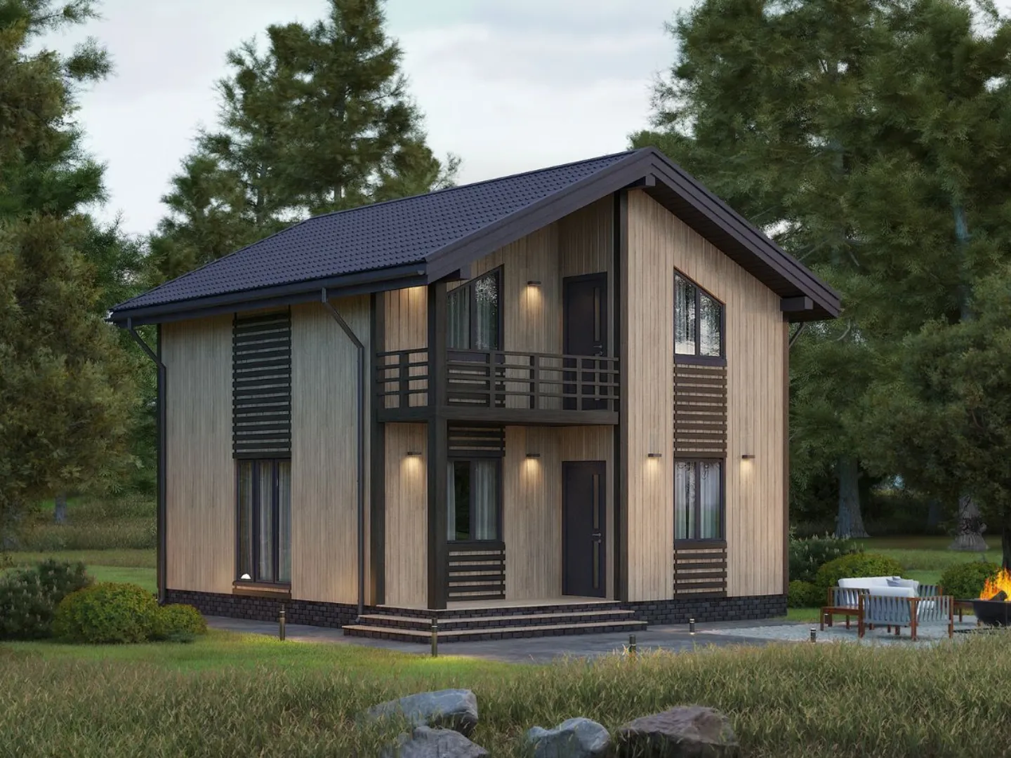 Каркасный дом «Гаусс»