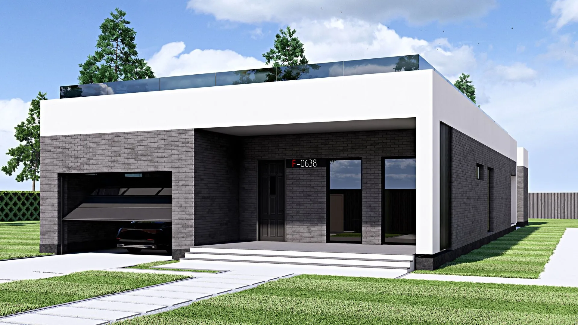 Одноэтажный дом FIXPLANS - 0638