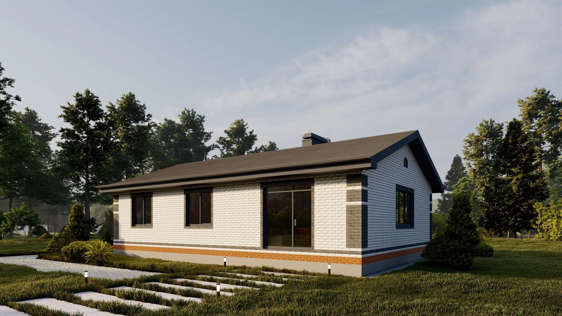 Индивидуальный жилой дом Т1-100