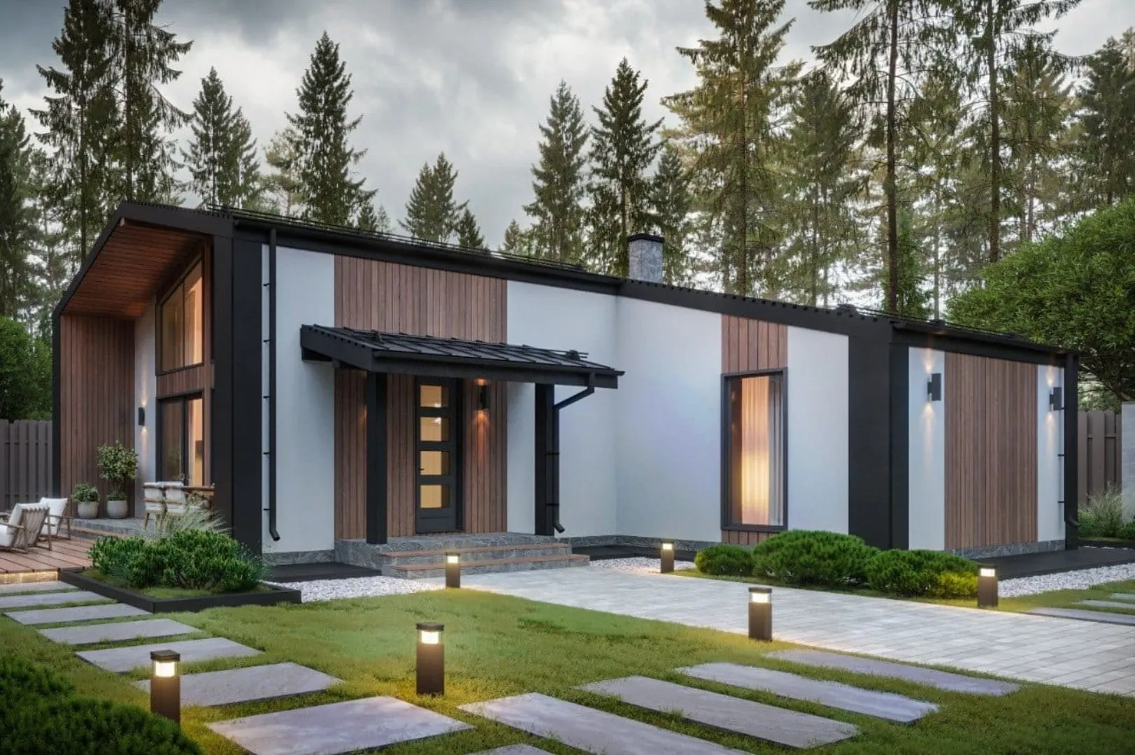 Двухэтажный дом -Family 02