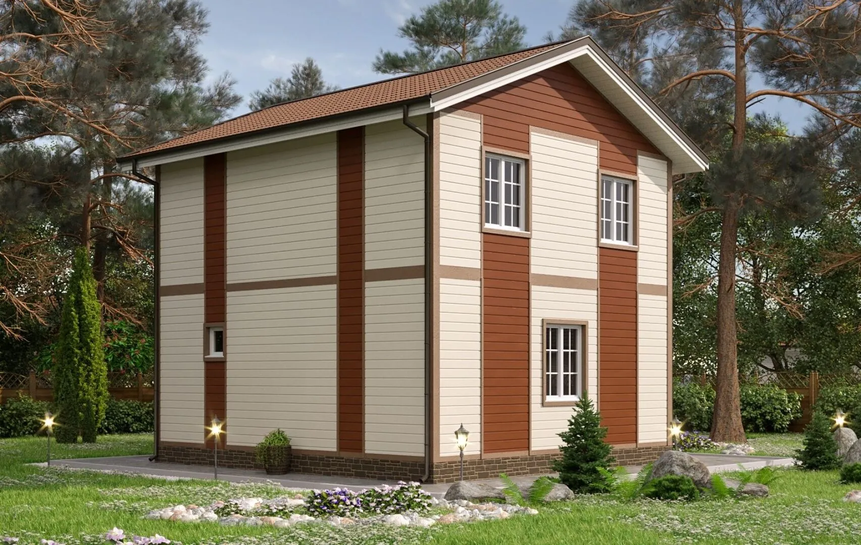 Проект двухэтажного дома «Честер»