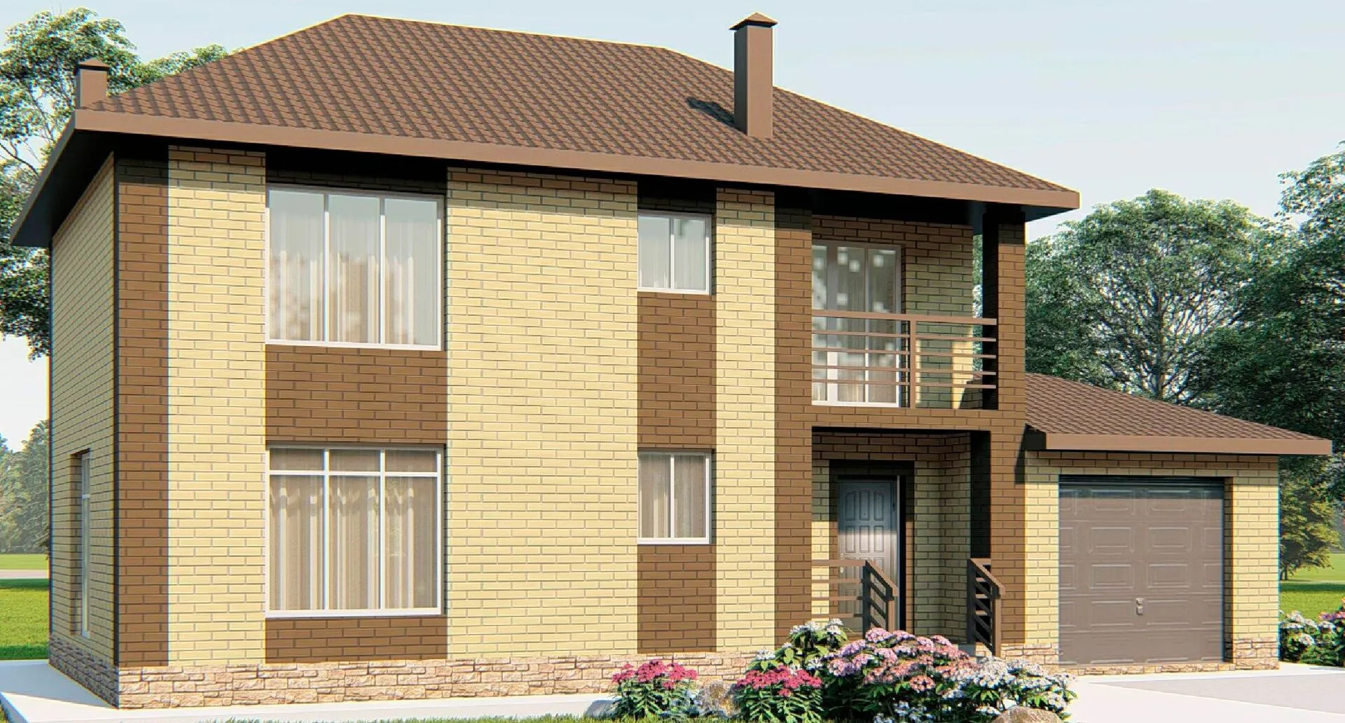 Двухэтажный дом №25