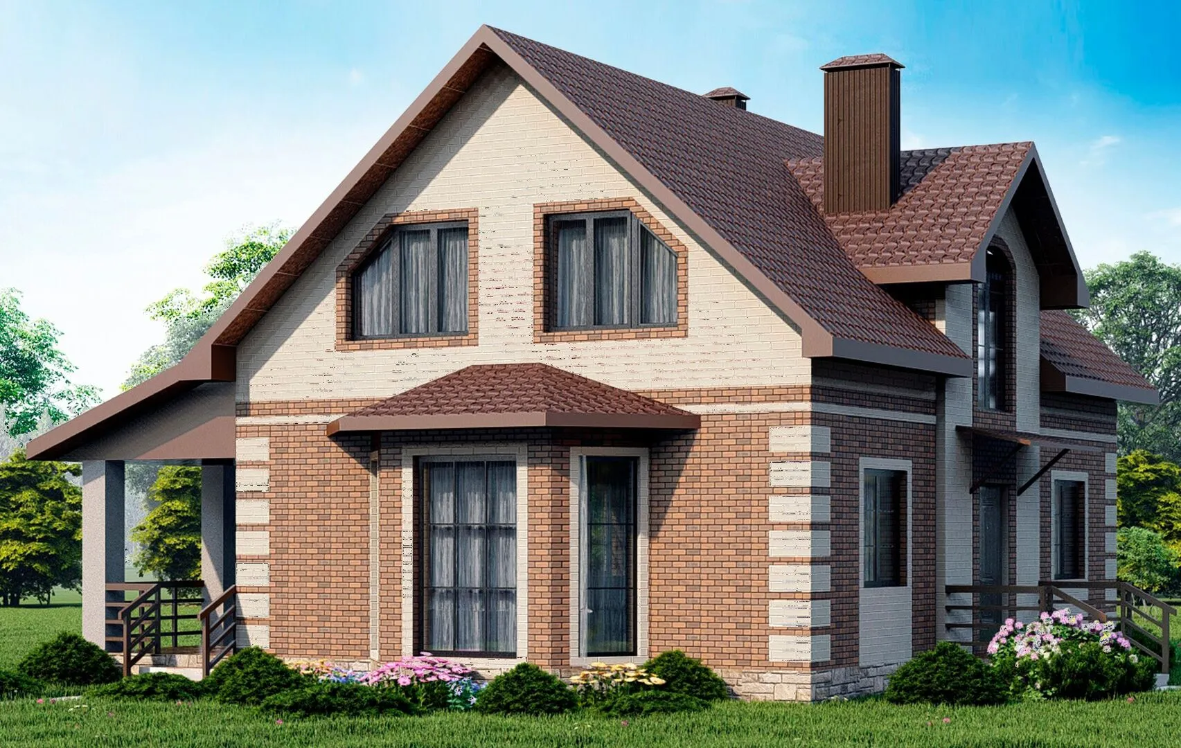 Мансардный дом №7