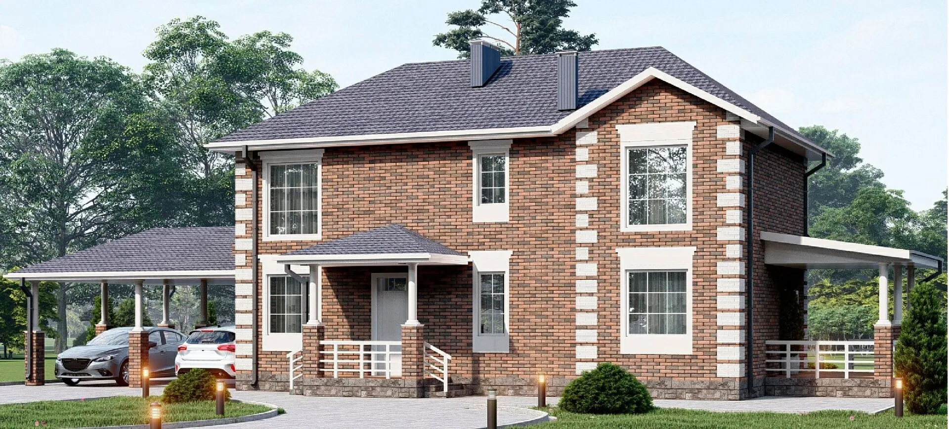 Двухэтажный дом №8