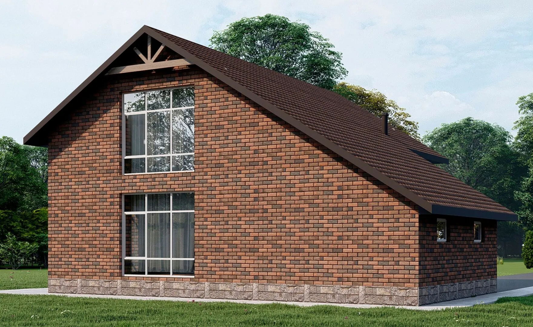 Мансардный дом №11