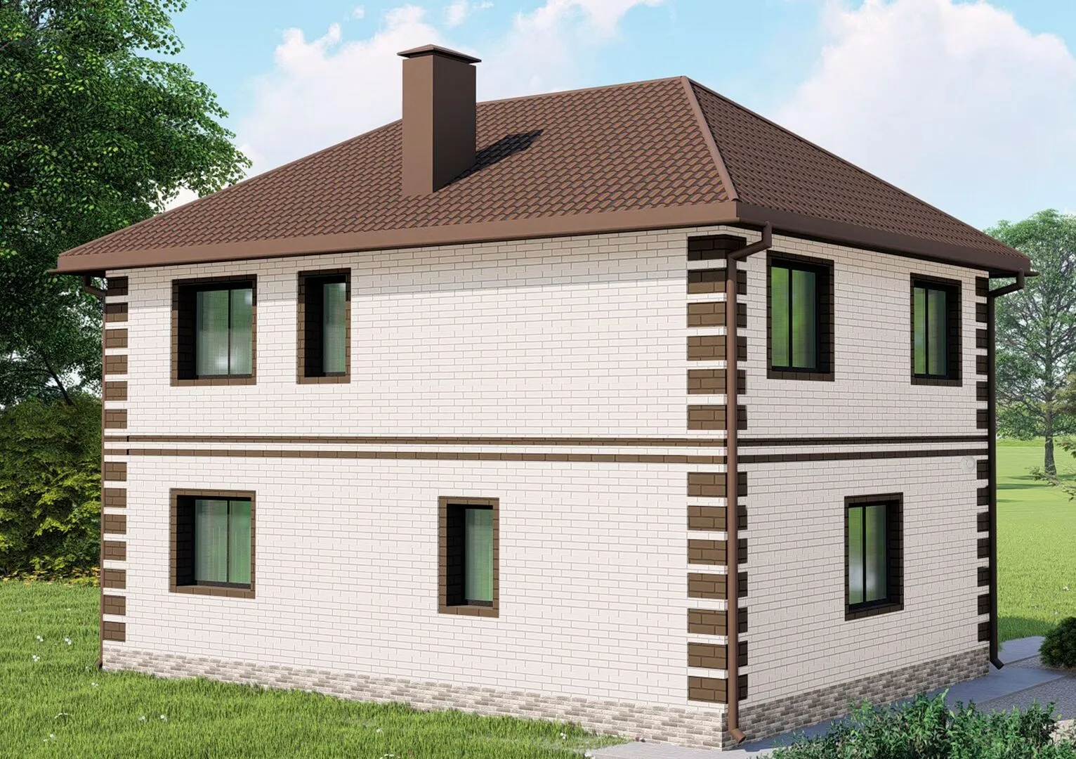 Двухэтажный дом№12