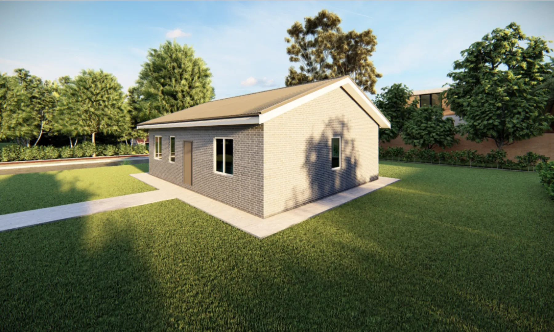 Одноэтажный дом ПГ - 13