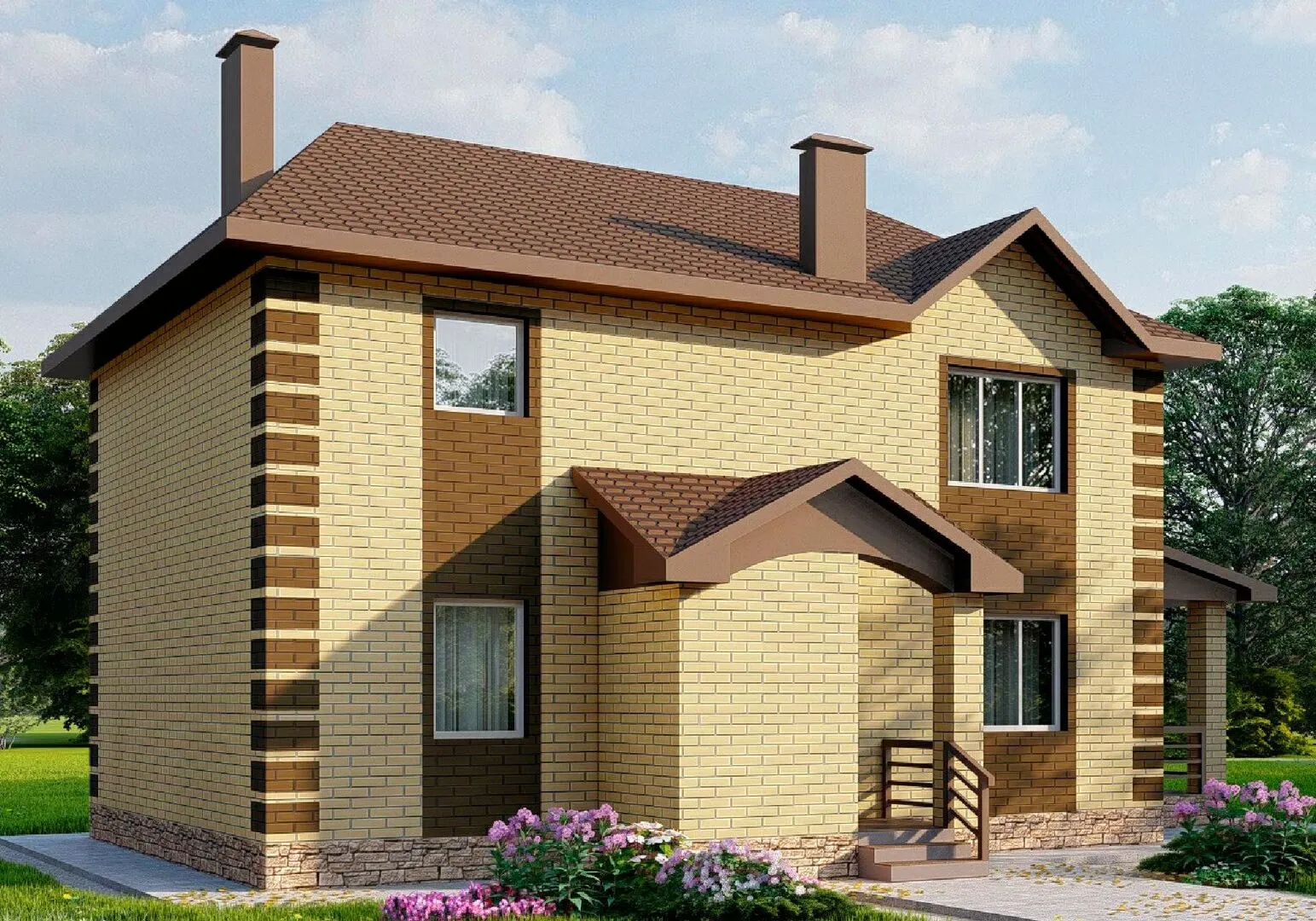 Двухэтажный дом №24