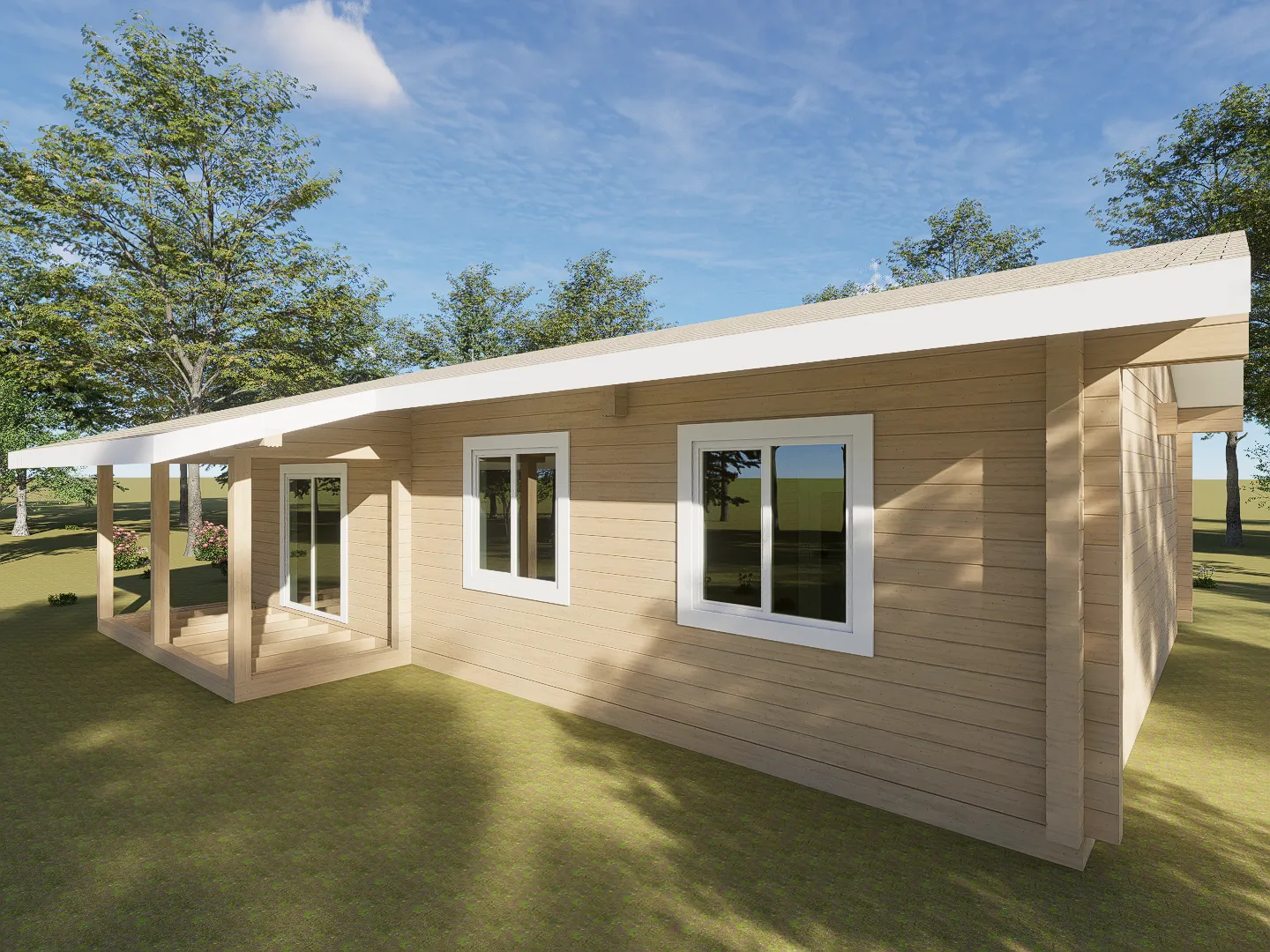 Дом из клееного бруса БД-103