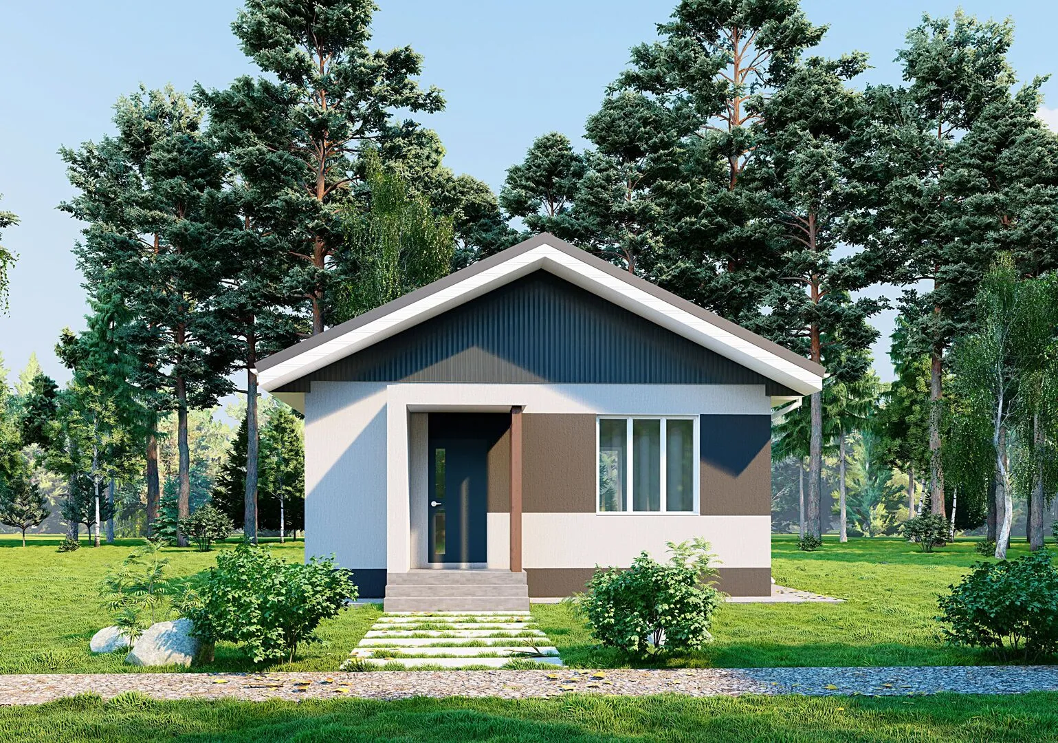 Ананас 55 с перспективой надстройки 2-го этажа