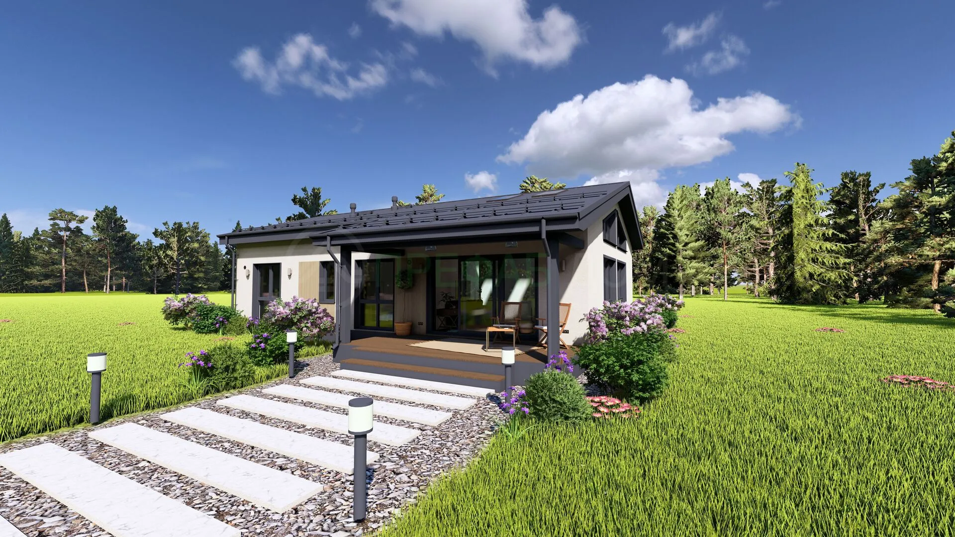 Валенсия К125-1 (Каркасный дом)