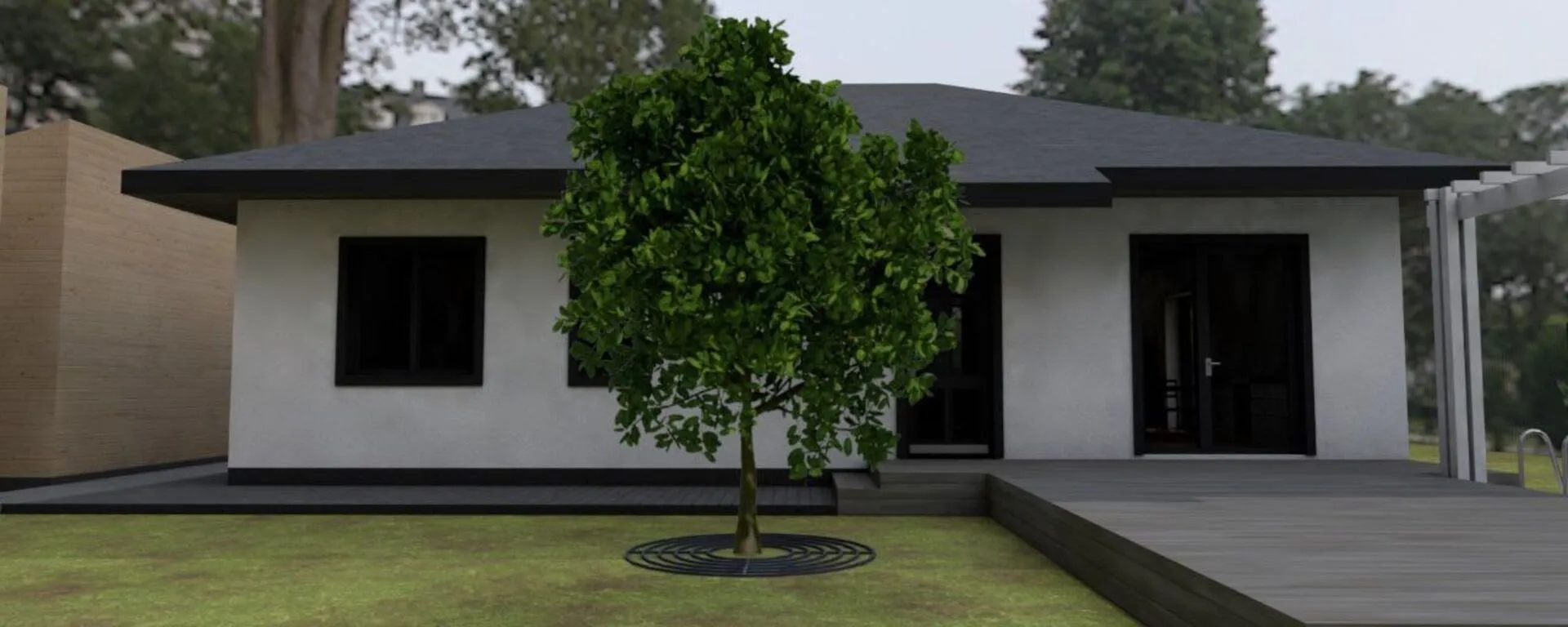 Одноэтажный дом 94,64 м2