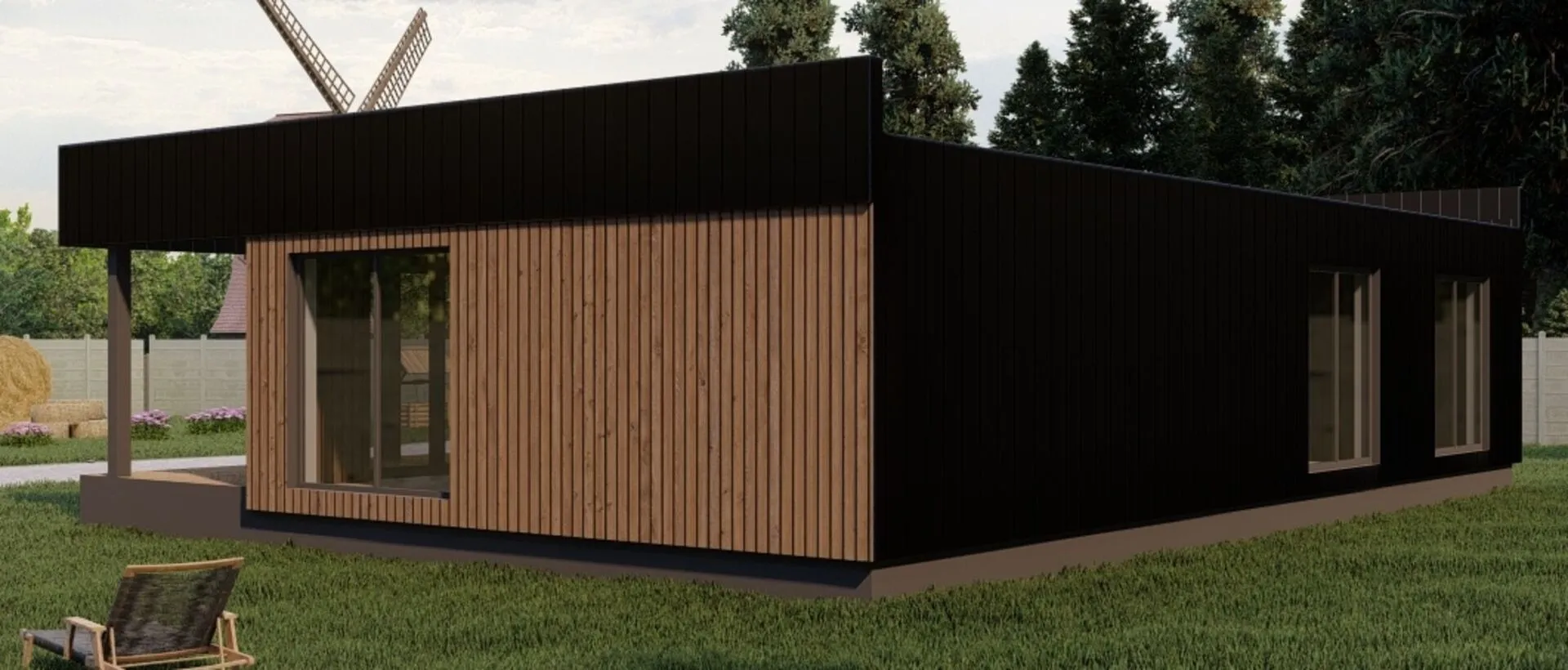 Индивидуальный жилой дом Хайтек 120