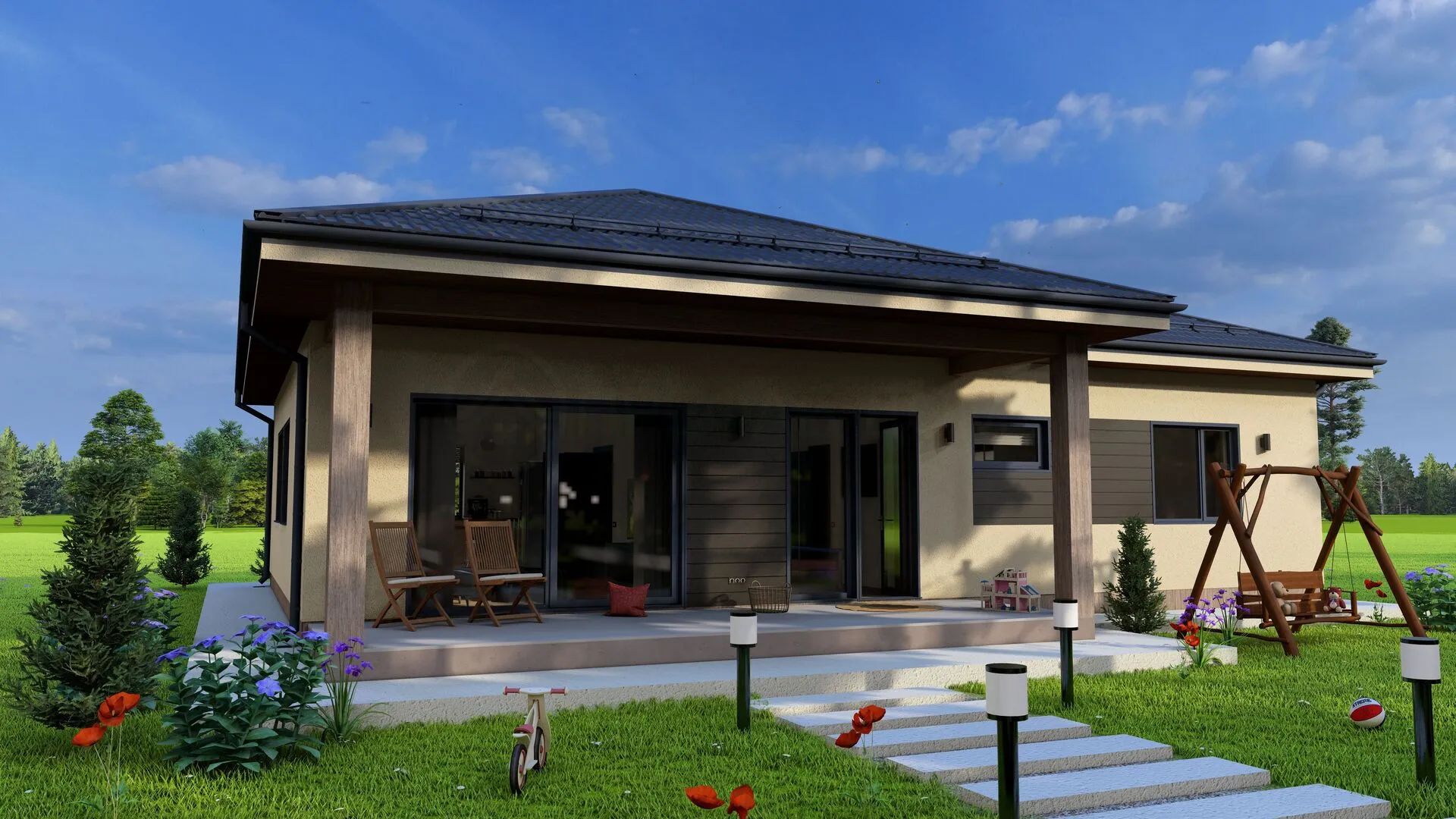 Верона К136-1 (Каркасный дом)