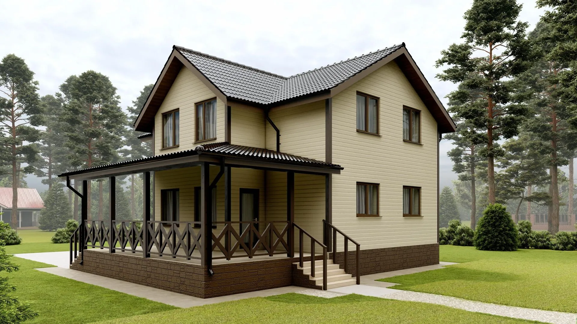 Загородный дом-110