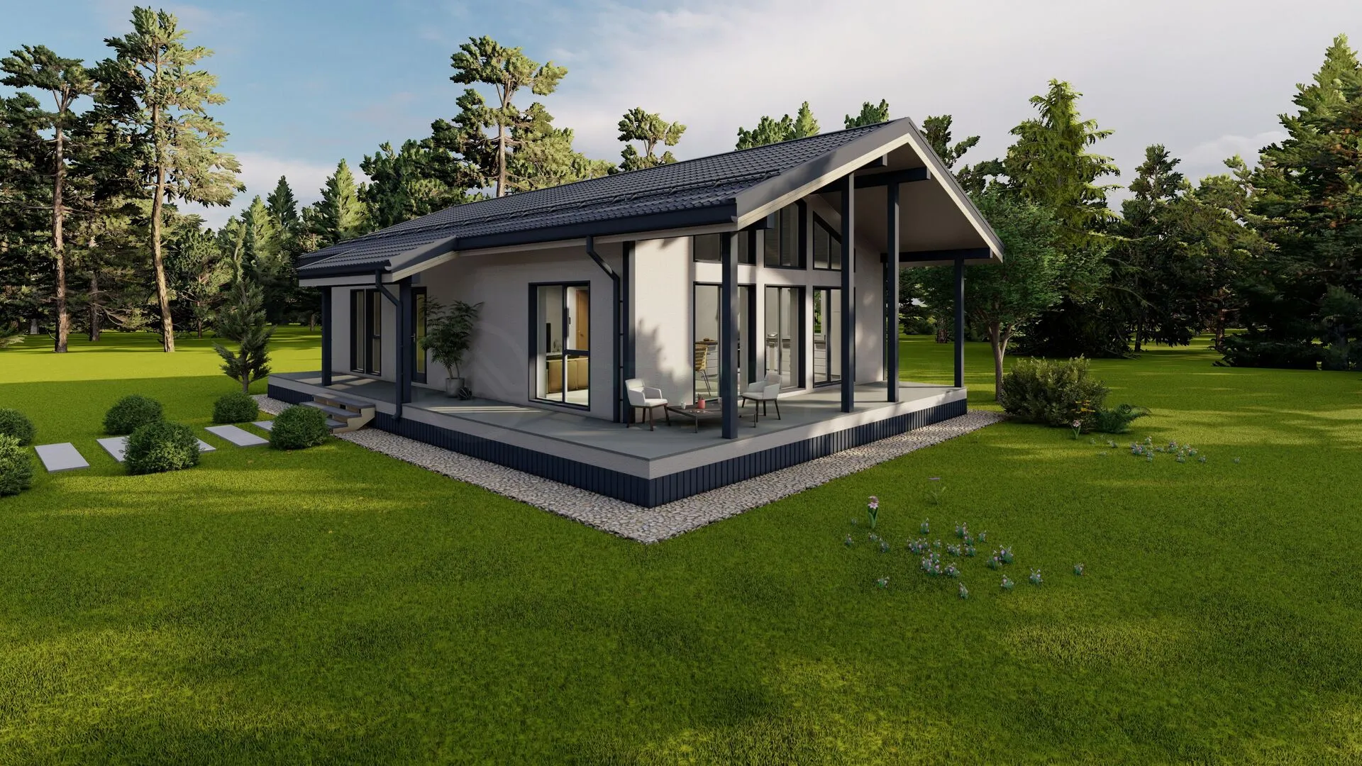 Лагуна К115-1 (Каркасный дом)