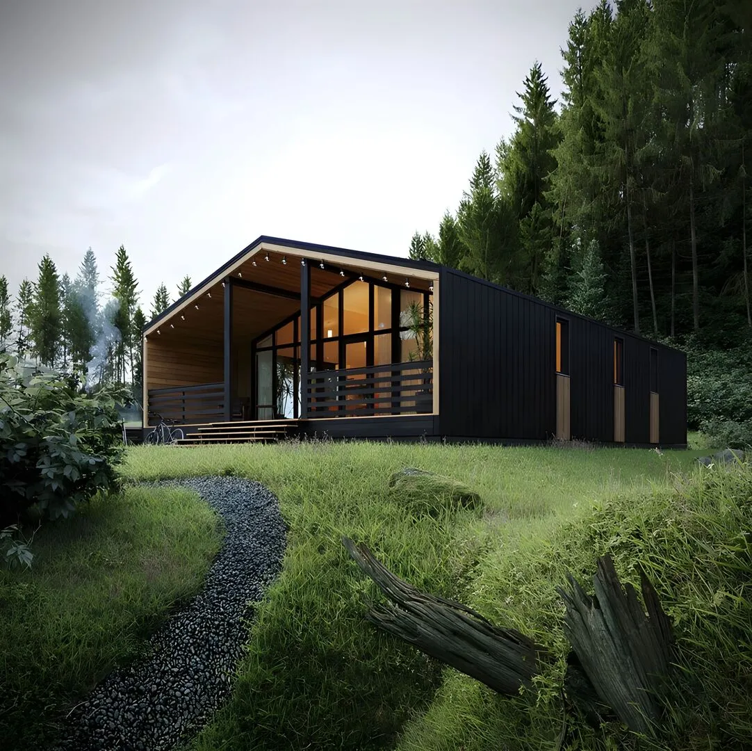 Индивидуальный жилой дом проекта БАРН 106