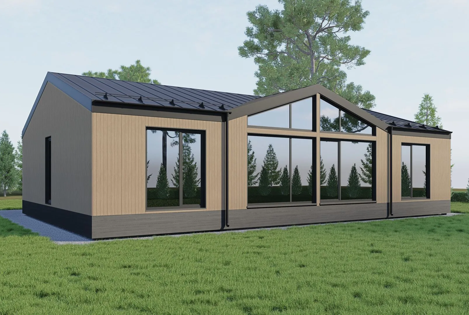 Одноэтажный дом Trend 126