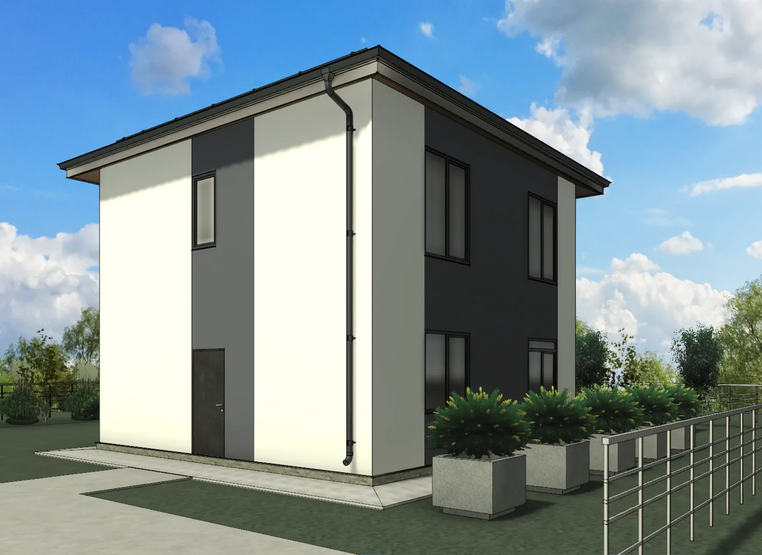 Двухэтажный дом 660