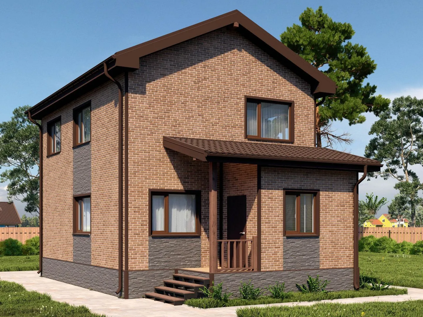 Одноэтажный дом Белоярский