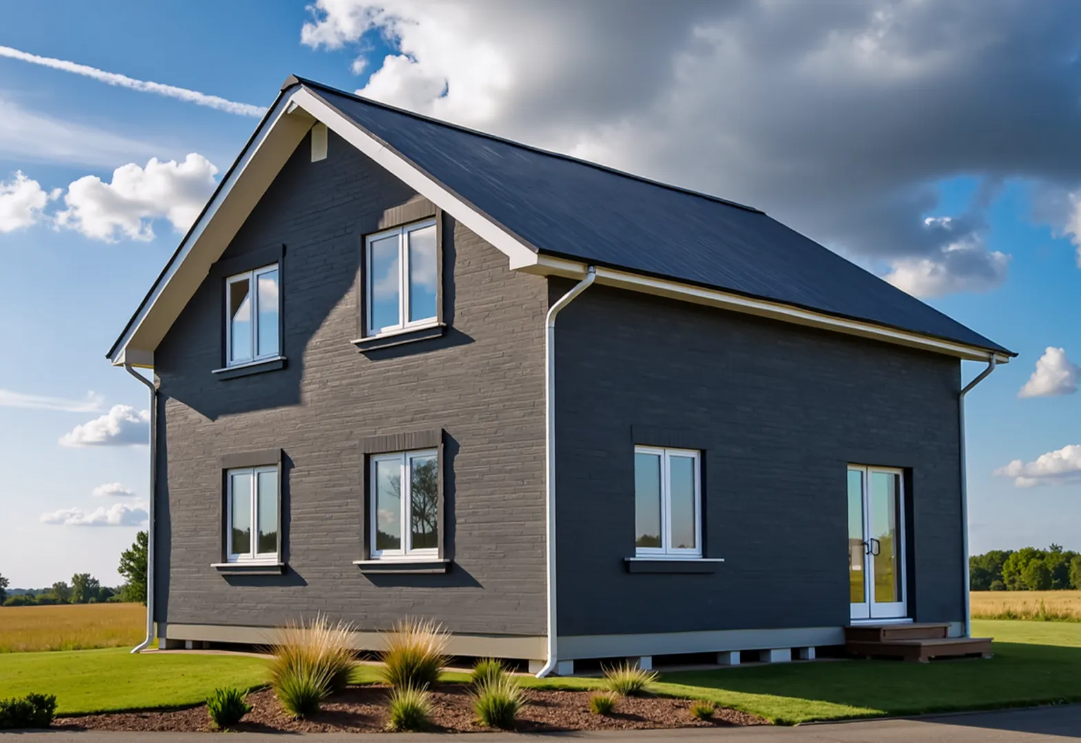 Коттедж по каркасной технологии [кд150] 