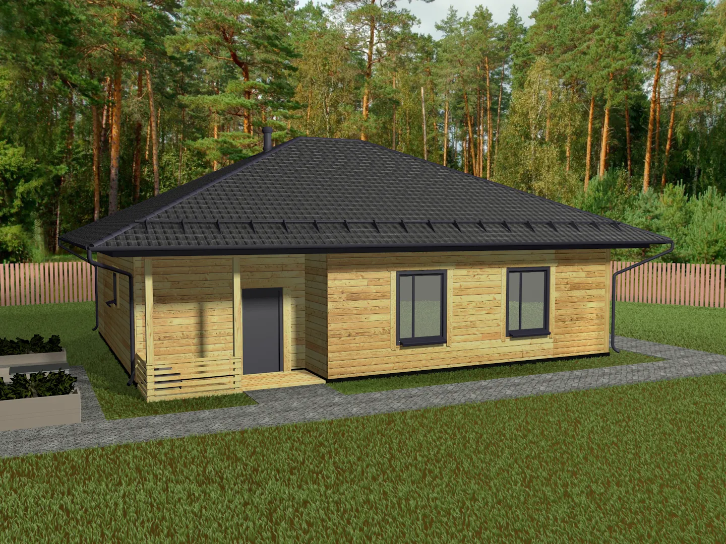 Загородный дом Сибиряк - 116