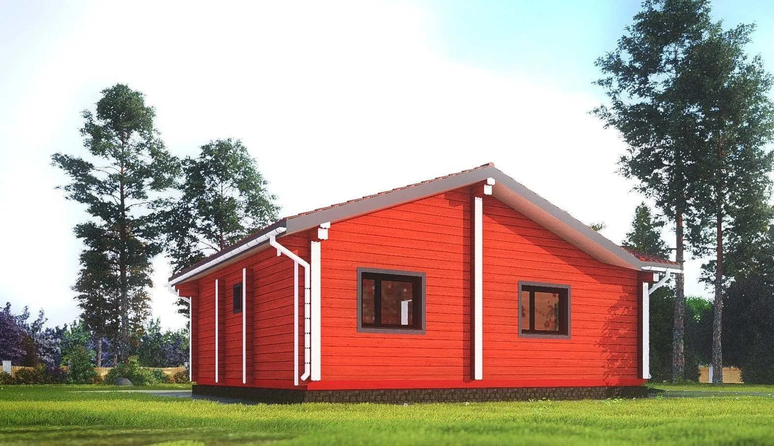 Дом из клееного бруса 