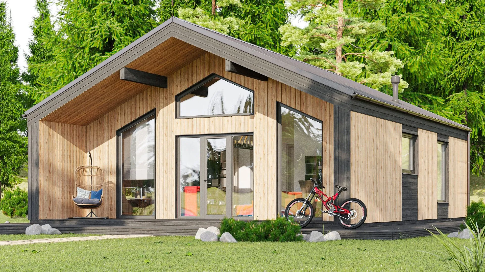 Домокомплект_Дарина_на свайный фундамент