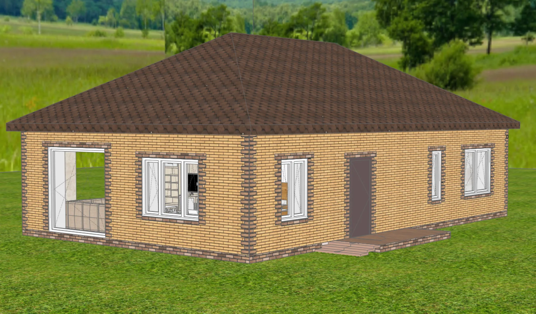 Качественный одноэтажный дом на ул. Нагорной в г. Уссурийске