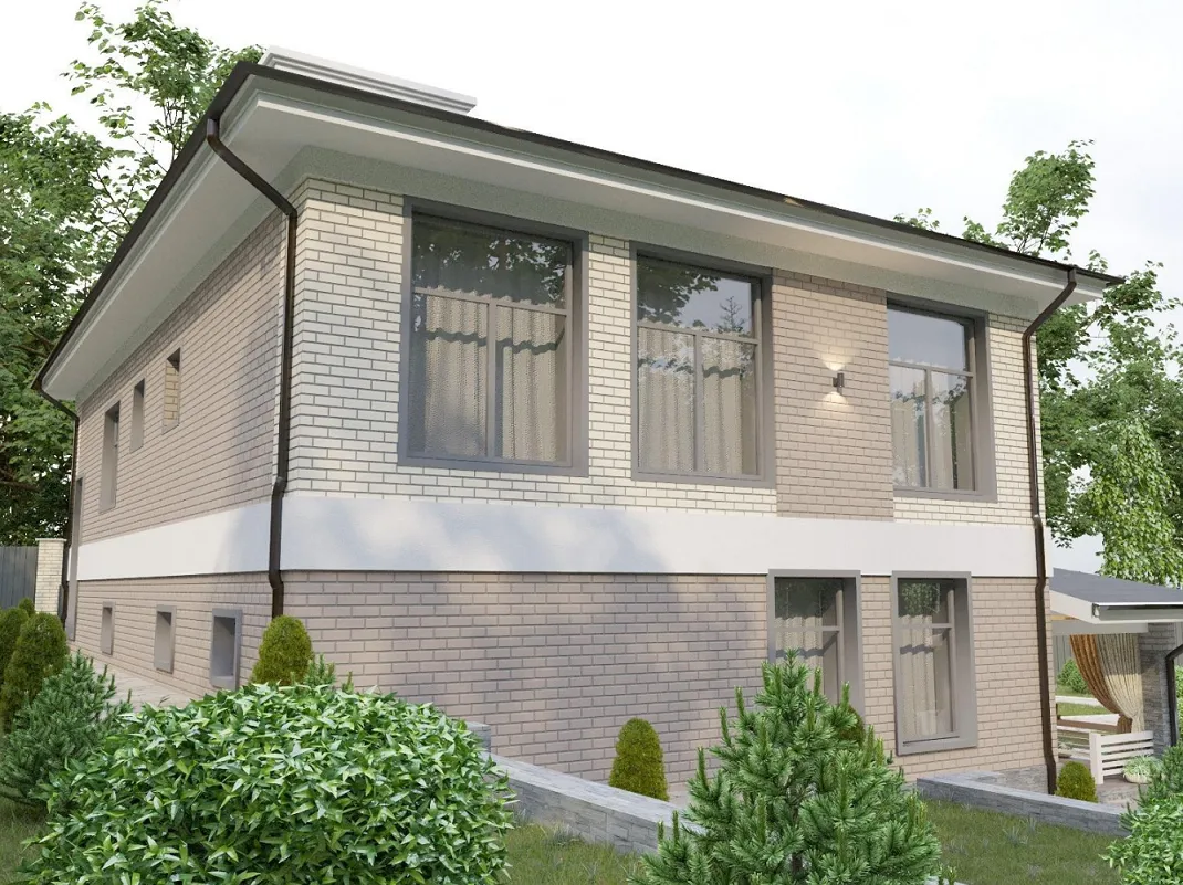 Двухэтажный дом Авангард 2.199