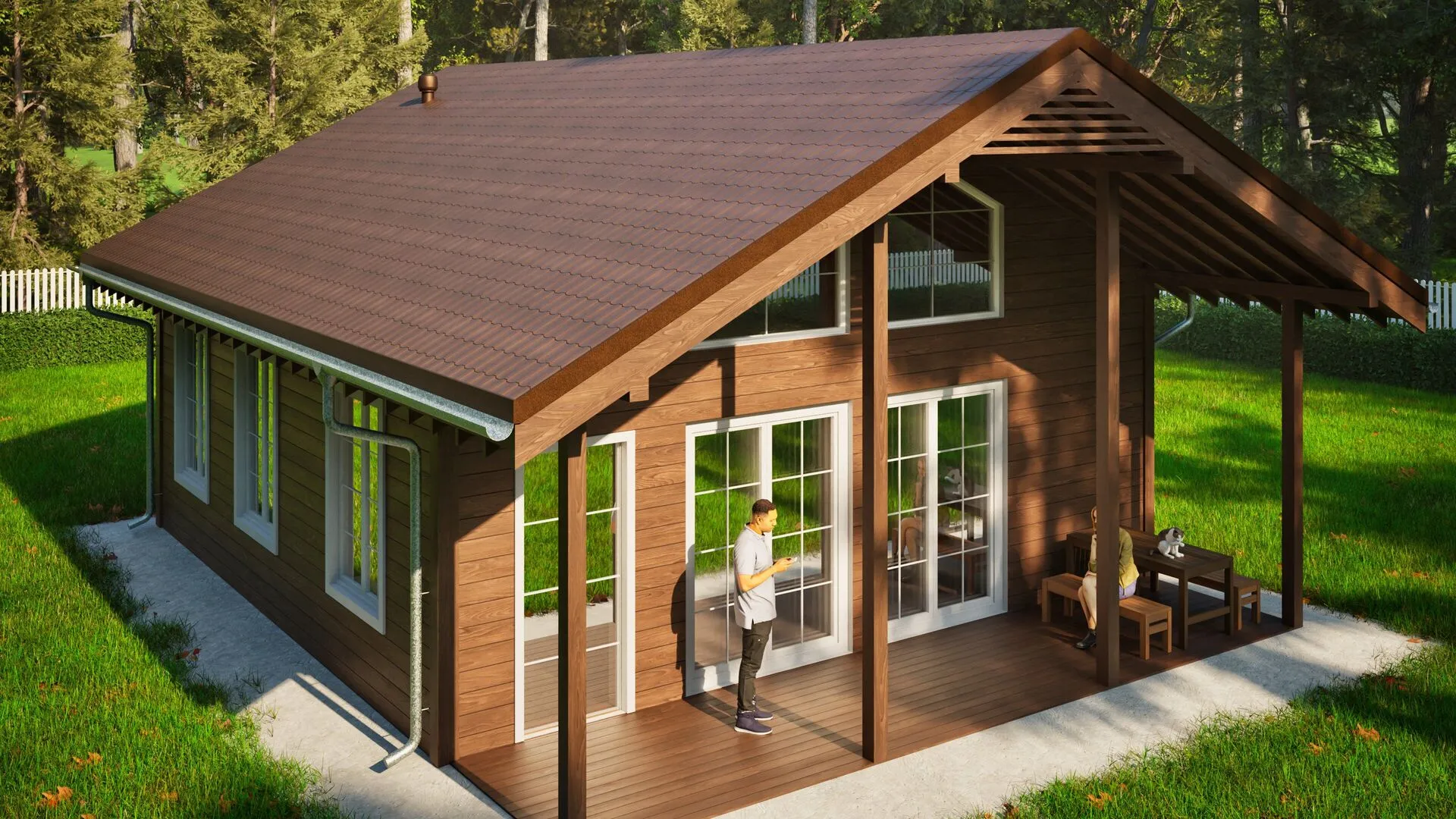 Шале с мансардой Ольха 98