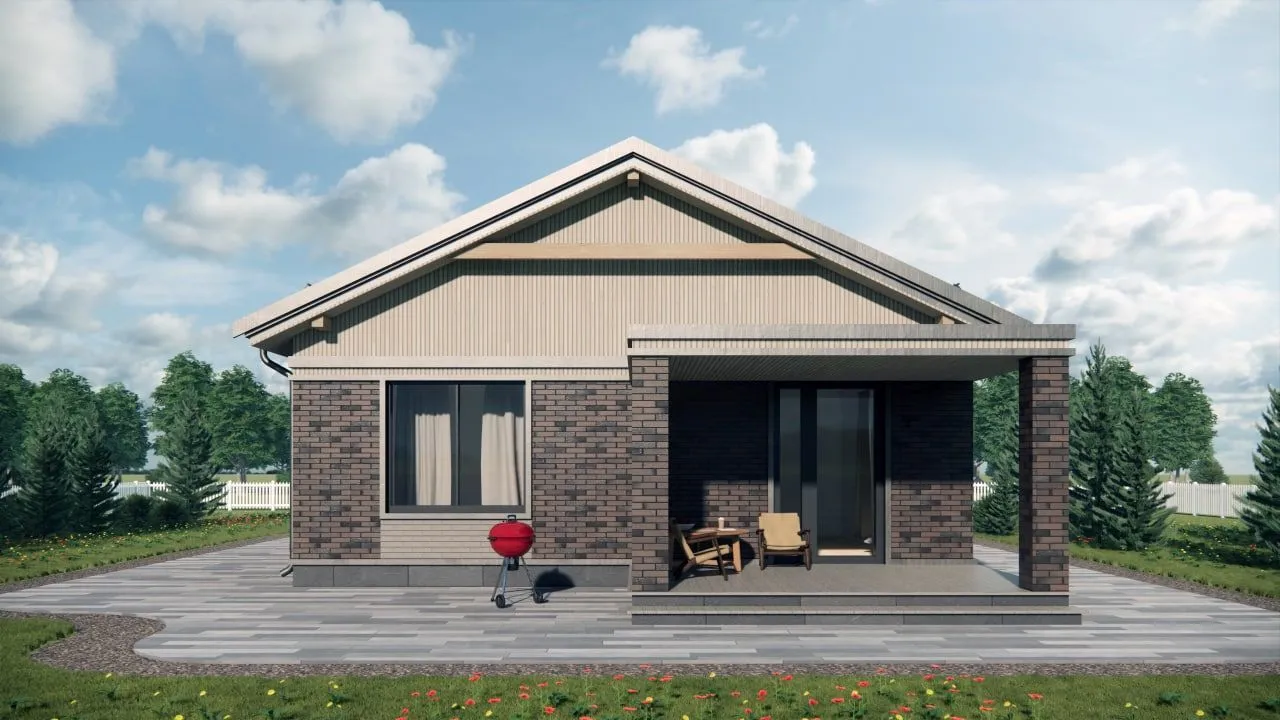 Одноэтажный дом 