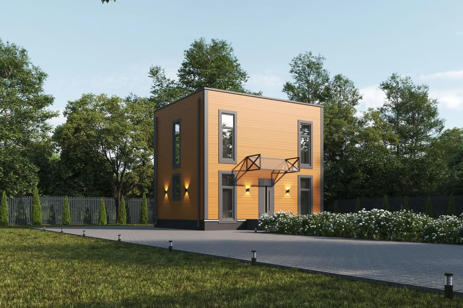 Быстровозводимый дом 