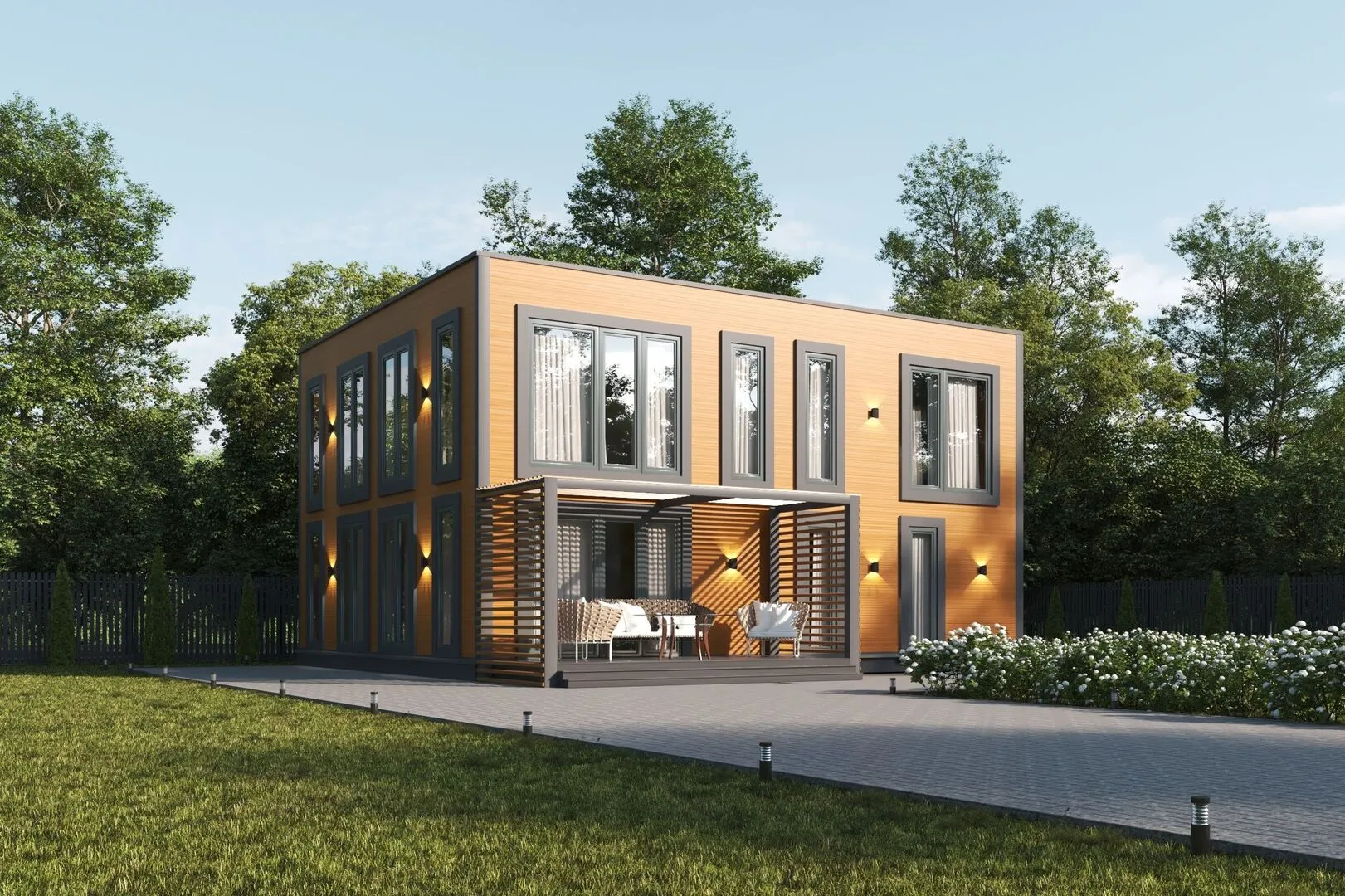 Быстровозводимый дом 