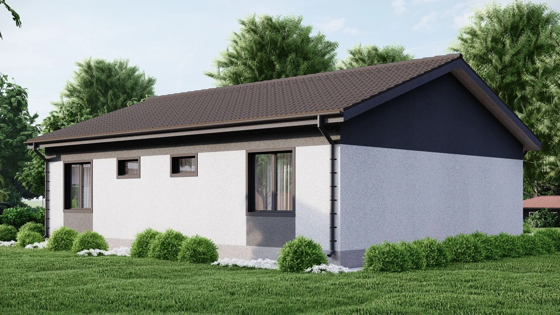 Дом White Box из газобетона G-BOX 88