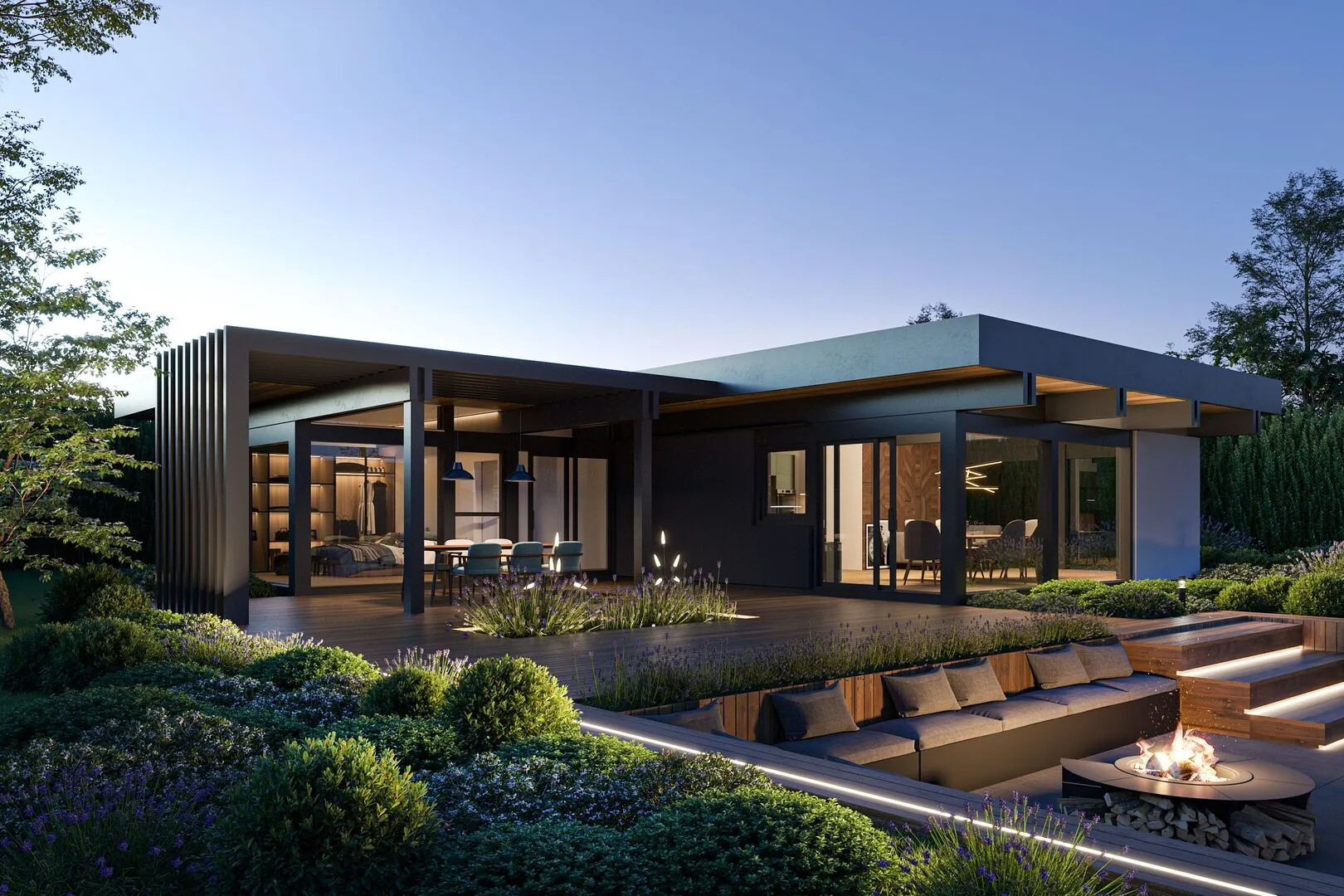 Одноэтажный дом Монтерей 120