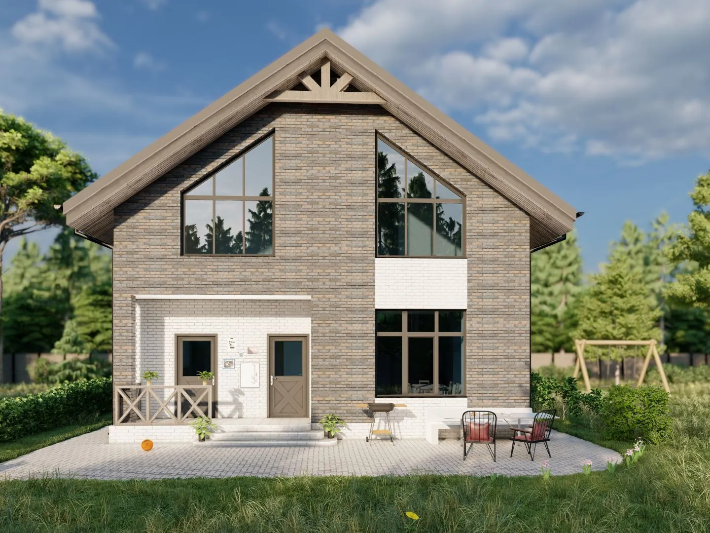 Двухэтажный дом 